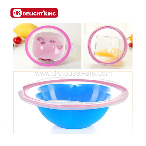 BPA Free Silicone Lid for Cups Bowls